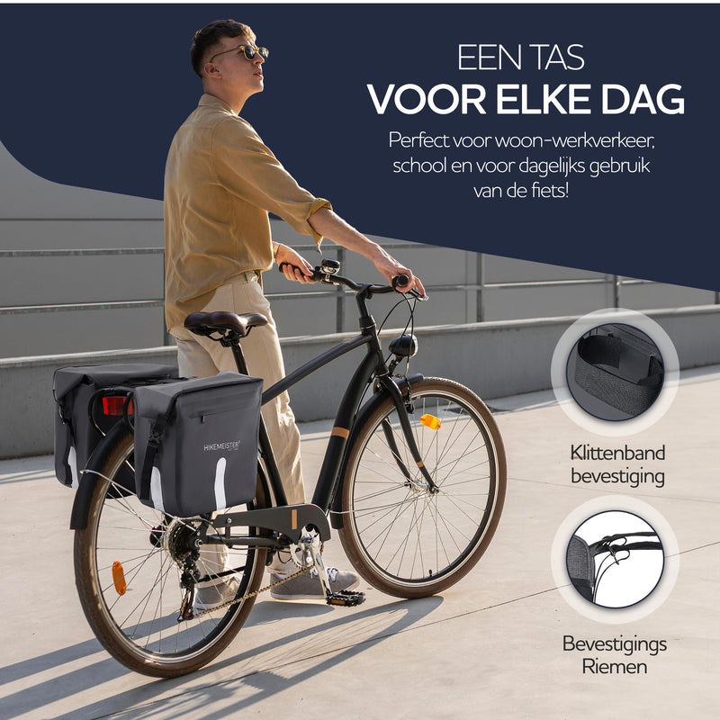 Laden Sie das Bild in Galerie -Viewer, Hikemeister ® Paris - 46L -Dubbele fietstas
