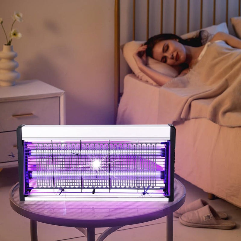 Laden Sie das Bild in Galerie -Viewer, Hikemeister - Elektrische UV insectendoder op USB - vliegenlamp muggenlamp – elektrische verdelger voor binnen - verdelger insectenlamp vliegenvanger- LET OP! Geleverd zonder adapter.
