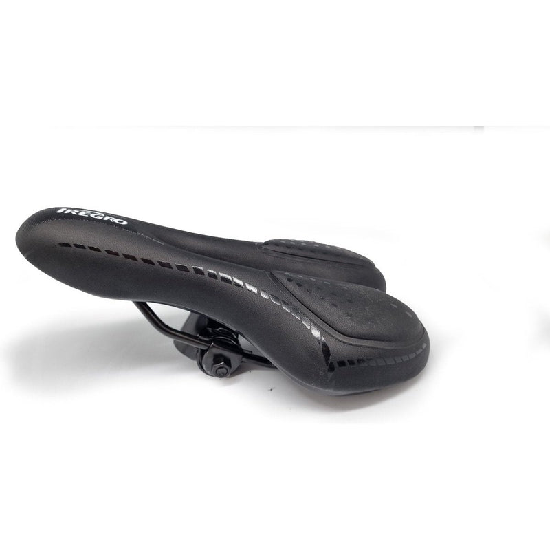 Laden Sie das Bild in Galerie -Viewer, Fietszadel voor Dames en Heren HikeMeister ® Sport Comfortabel Gel Zadel - Unisex - Sport Design - Zwart - MTB en Race geschikt.
