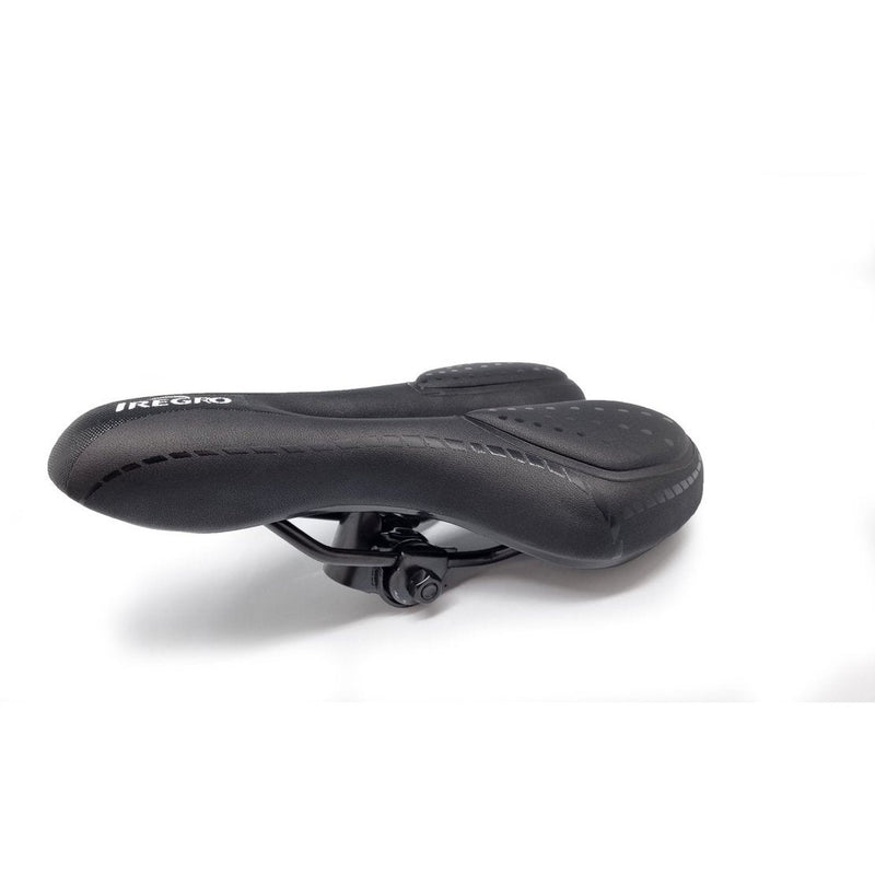 Laden Sie das Bild in Galerie -Viewer, Fietszadel voor Dames en Heren HikeMeister ® Sport Comfortabel Gel Zadel - Unisex - Sport Design - Zwart - MTB en Race geschikt.

