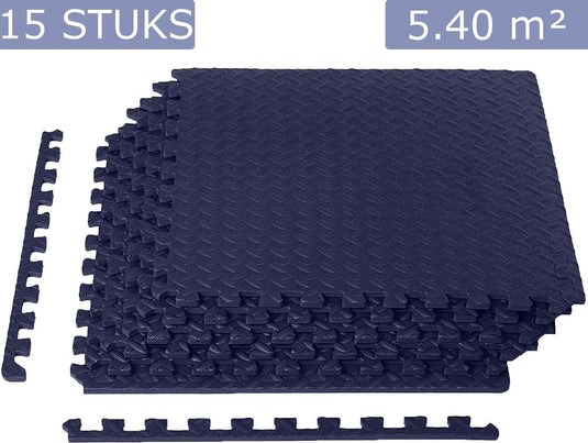 Fitnessmatten 60x60x1 cm - Tardis Blue