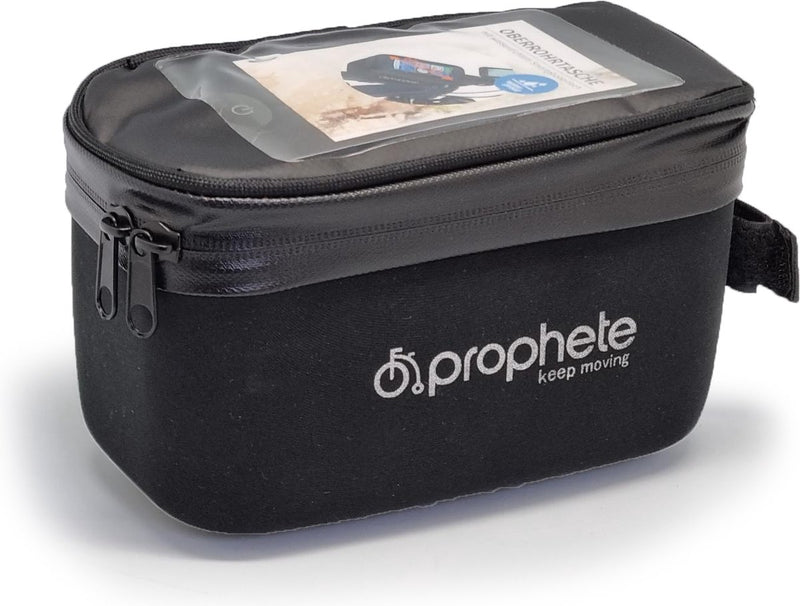 Load image into Gallery viewer, HikeMeister® Prophete 1 Liter telefoonhouder met opbergruimte telefoontas fietstas waterdichte telefoonhouder voor op stuur of frame bovenbuis - Geschikt voor smartphones tot 5,5&#39;&#39;
