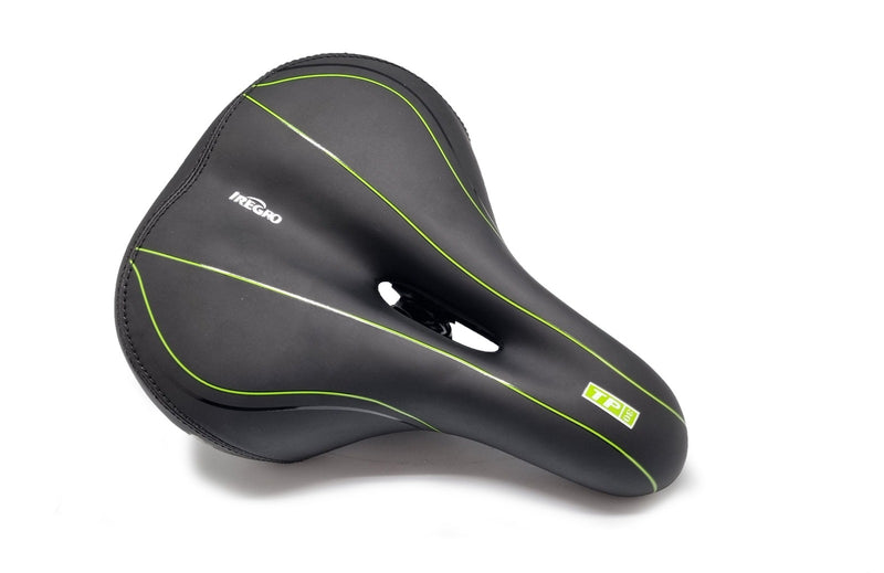 Laden Sie das Bild in Galerie -Viewer, Hikemeister ® Fietszadel voor Dames en Heren HikeMeister ® Tour Comfortabel Extra Dik Gel Zadel - Unisex - - Zwart
