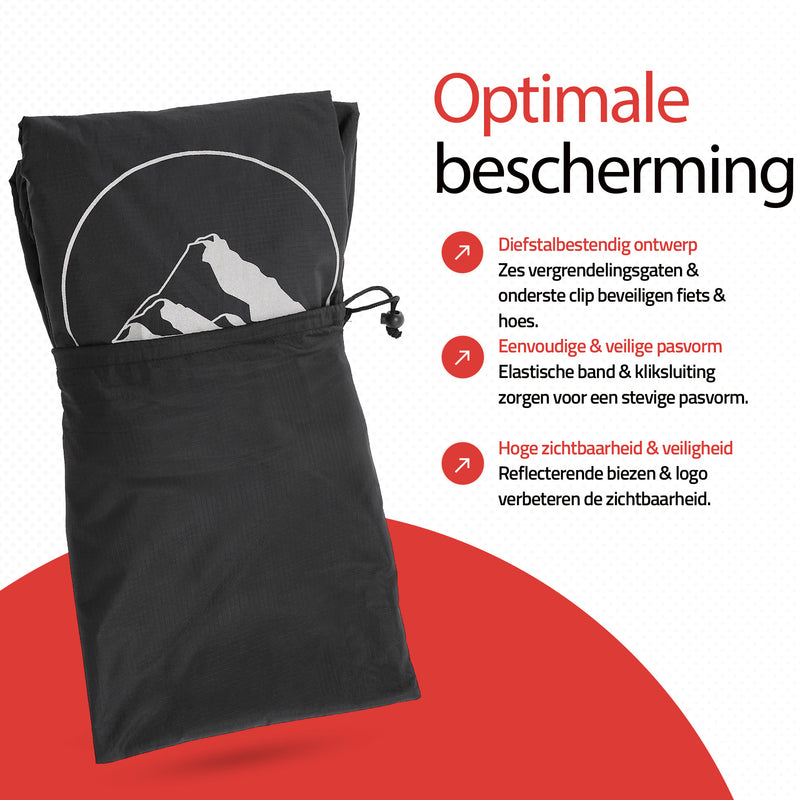 Laden Sie das Bild in Galerie -Viewer, HikeMeister® Fahrradabdeckung für 1 oder 2 Fahrräder – Wasserdicht – mit Anti-Diebstahl-Ringen
