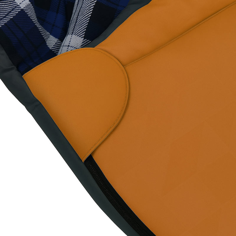 Laden Sie das Bild in Galerie -Viewer, HikeMeister® Mumienschlafsack Xtreme Orange 1800 Gramm! mit Baumwollfutter, Windstopper und Wärmekragen
