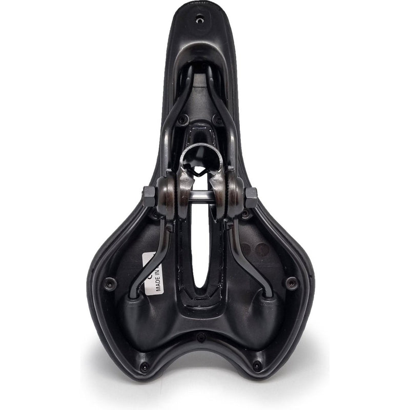Laden Sie das Bild in Galerie -Viewer, Fietszadel voor Dames en Heren HikeMeister ® Sport Comfortabel Gel Zadel - Unisex - Sport Design - Zwart - MTB en Race geschikt.
