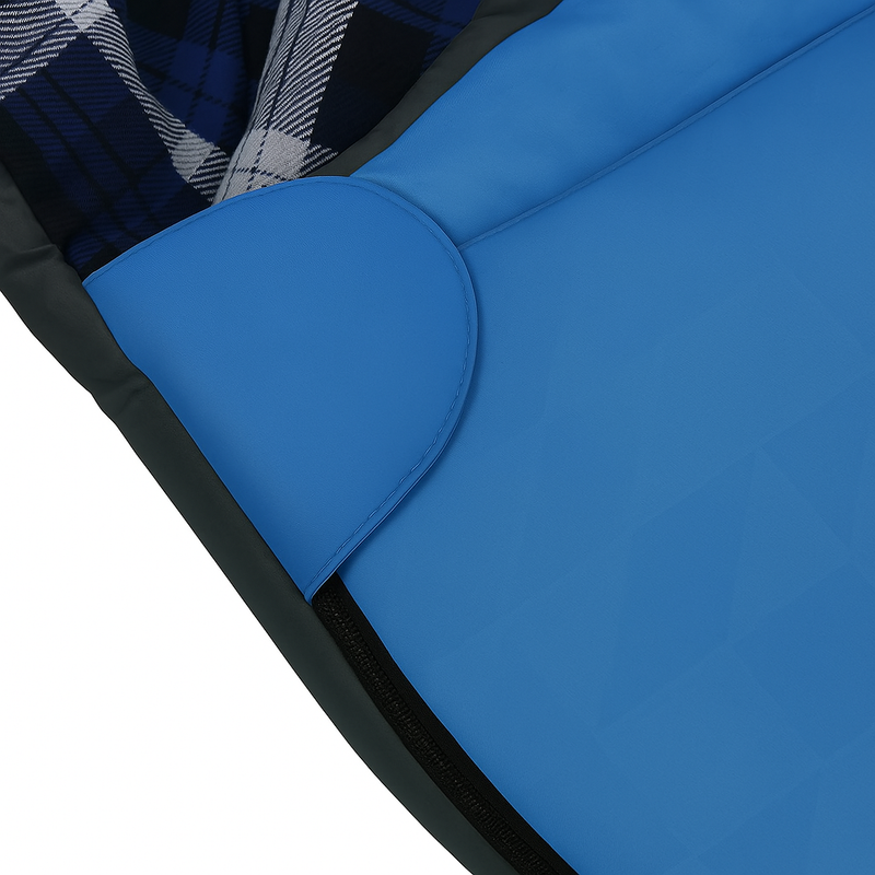 Load image into Gallery viewer, HikeMeister ® Mummy slaapzak Xtreme Blauw 1800 gram ! met katoenen binnen voering windstopper en thermokraag
