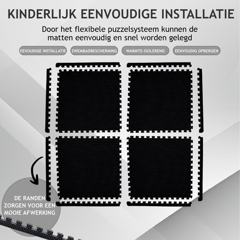 Laden Sie das Bild in Galerie -Viewer, Zwembad / Fitness ondergrond - Zwembadvloer - Ondertegels - 40x40cm - Zwembadfolie - Zwembad tegels - Zwembad ondervloer - Tuin ondervloer - Tuintegels - Fitness mat - Fitness vloer rubber - Rubber vloermat - 40x40 cm
